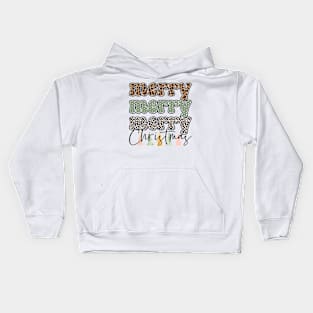 Merry Christmas Shirt Kids Hoodie